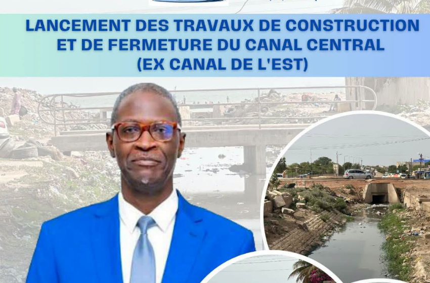 Rufisque lance les travaux du Canal Central