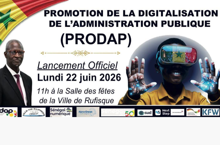 Transformation numérique : la Ville de Rufisque lance le projet PRODAP